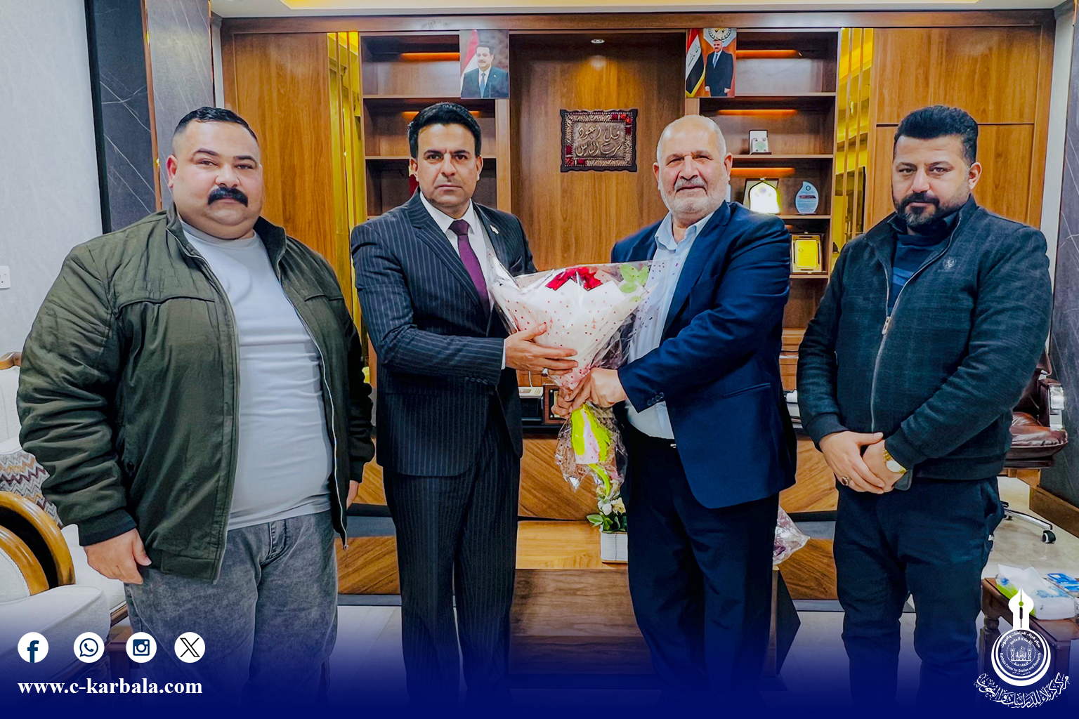 زيارة المركز الى مديرية استخبارات كربلاء