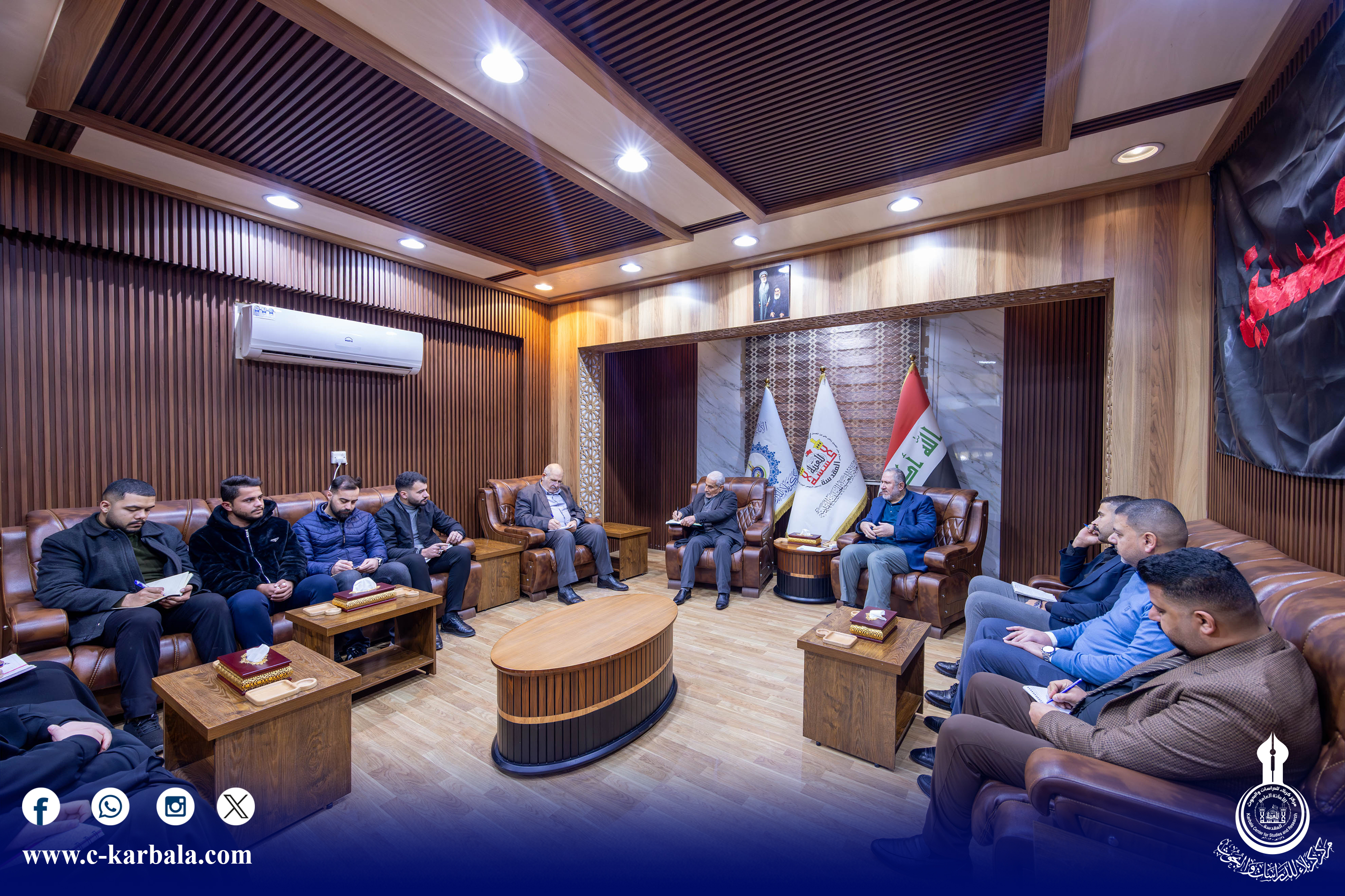 مركز كربلاء يواصل تحضيراته لمؤتمر الأربعين الدولي العاشر