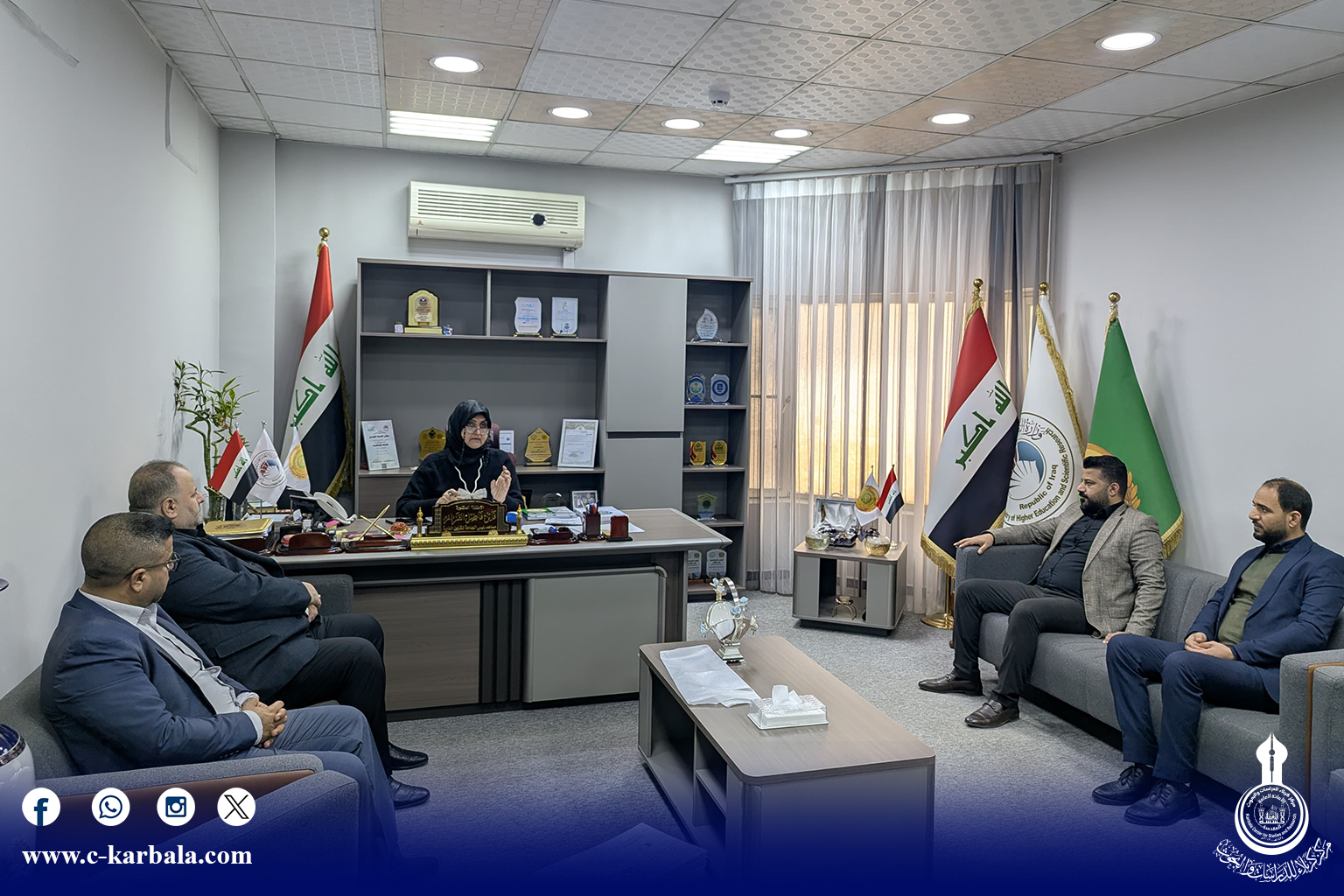 مركز كربلاء للدراسات والبحوث في الجامعة المستنصرية تحضيراً لمؤتمر الأربعين