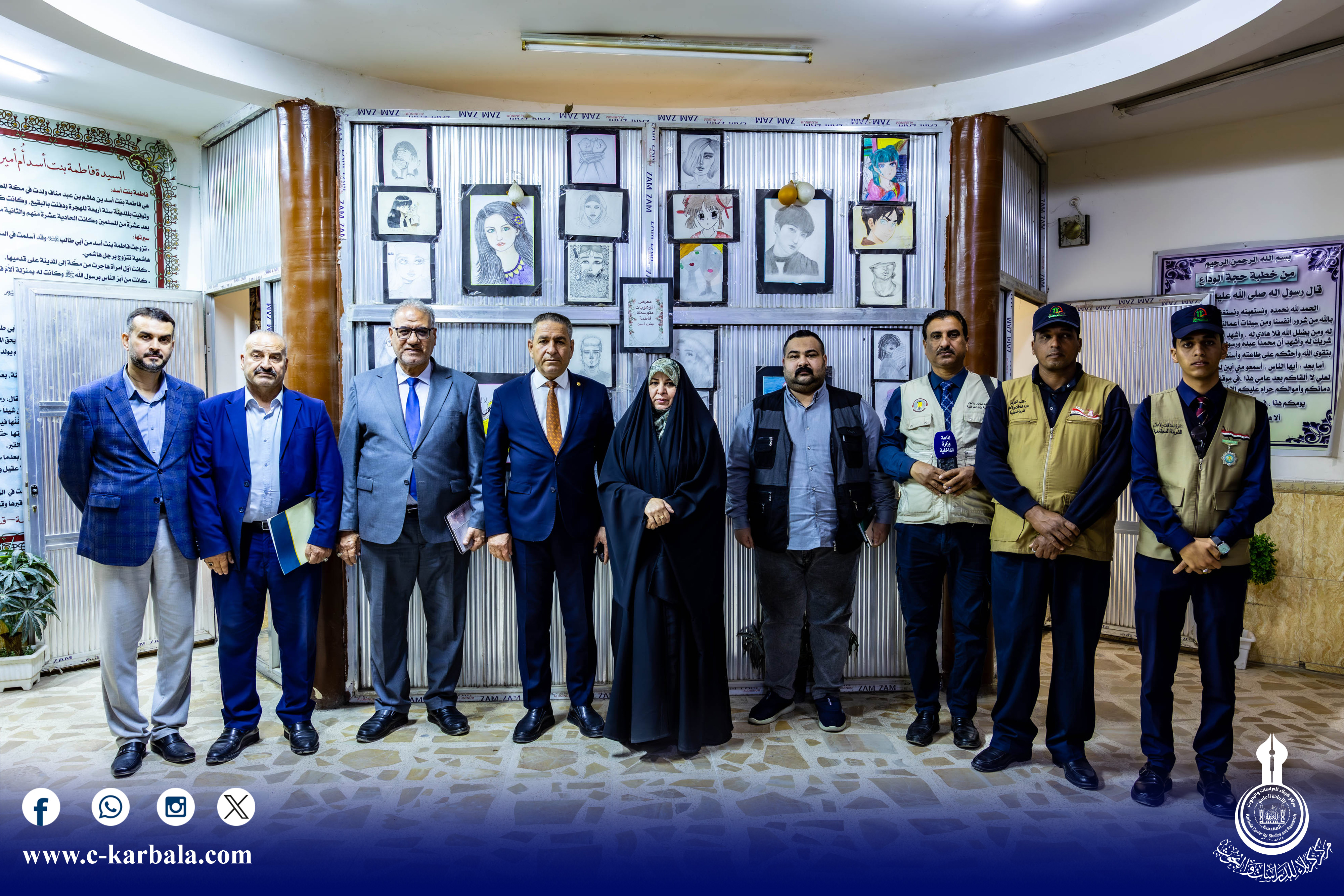 مركز كربلاء للدراسات والبحوث يقيم ندوة توعوية حول الظواهر السلبية في إعدادية الثقافة للبنات